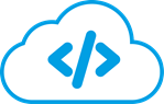 code cloud icon