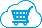 E-commerce shopping cart icon