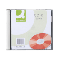 CD-R-levy, Q-Connect, -tuotekuva Kuplapussi 