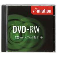  DVD-RW-levyt DVD-RW-levy, Imation, 4x, -tuotekuva