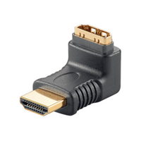 HDMI adapteri, HDMI-A -tuotekuva Kulmalukkokotelo 