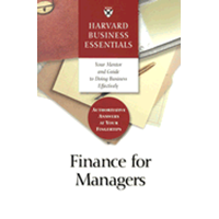 Finance for Managers -tuotekuva harvard business school press 