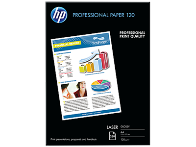 'Kopiopaperi, HP Professional Laserpaperi, A4, 120g/m2, 1 pkt/250'