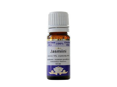 'Kosmetiikkaöljy, Frantsila Jasmiini (laimennettu 10% jojobaöljyyn)'