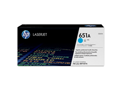 'Laserkasetti, HP CE341A / 651A, 700 Color Mfp M775, sininen'
