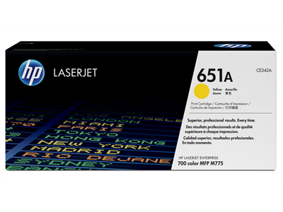 ' Laserkasetti, HP CE342A / 651A, 700 Color MFP M775, keltainen'