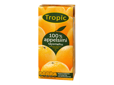 'Täysmehu, Tropic, appelsiini 1 l'