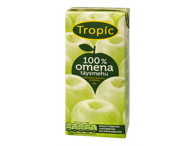 'Täysmehu, Tropic, omena 1 l'