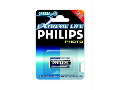 'Paristo, Philips Minicell-photocell CR123A'