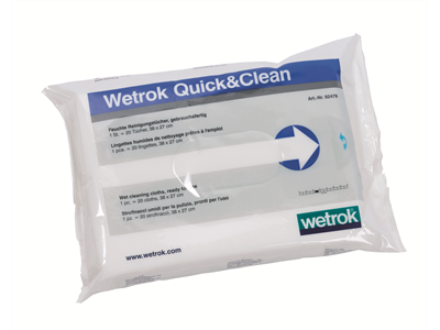 'Siivoustarvike, Siivouspyyhe wetrok, quick&clean, 1 pkt/20'