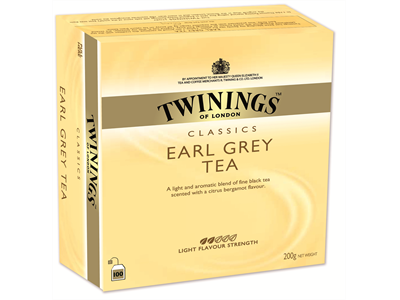 'Tee, Twinings, Earl grey, 1 pkt/100'