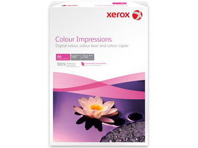 'Tulostuspaperi, Xerox, Colour Impressions A4 160g, 1 pkt/250'
