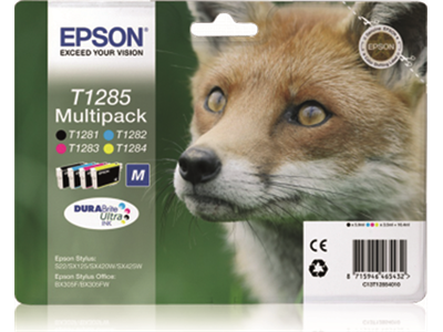 'Värikasetti, Epson Inkjet, 4-väri, Stylus T1285'