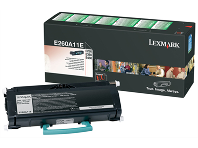 'Värikasetti, Lexmark, Laser E260/360/460 prebate musta'