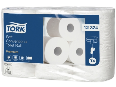 'WC-Paperi, Tork Soft, 396 arkkia, T4, valkoinen'